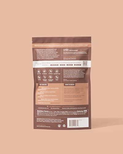 Elements Truffles Elements Plant Based Vegan Chocolate Protein Powder - Meal Replacement Shake Made from Pure Organic Yellow Peas & Raw Cacao - Keto, Dairy Free, Soy Free, Paleo, and Non-GMO - 1lb - 14 Servings