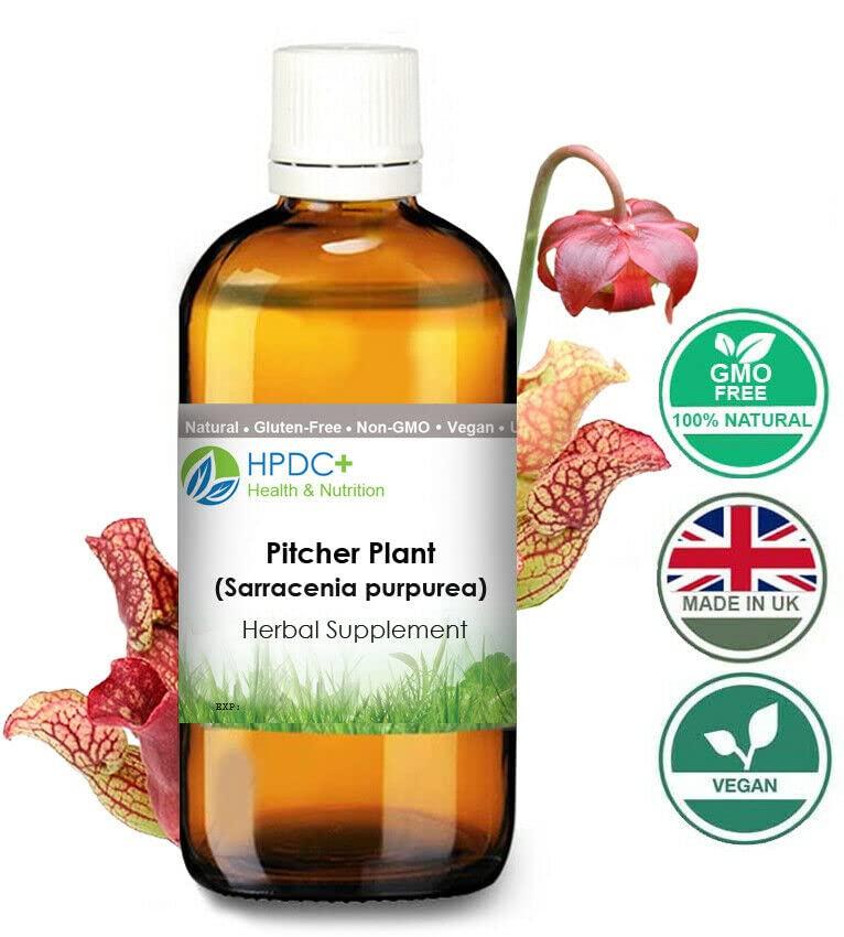 HPDC+ Health & Nutrition HPDC+ Health & Nutrition Pitcher S. Pox Plant/Sarracenia purpurea Tincture Tincture Extract 1 fl oz / 30ml (1.69 fl oz / 50ml)