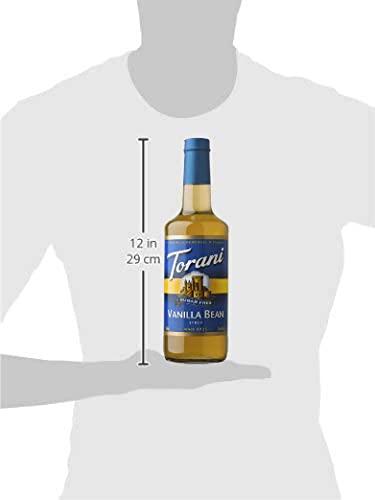 Torani Torani Sugar-Free Syrup, Vanilla Bean, 25.4 Fl Oz Bottle (Pack of 4)
