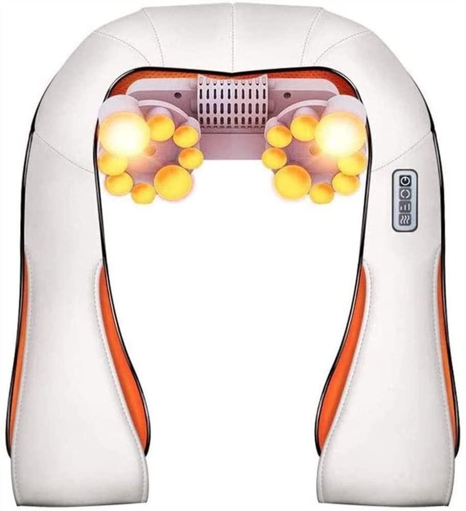 SMSOM SMSOM Back and Neck Massager - Electric Deep Kneading Massage with Heat - Massage for Muscle Relief, Tired Back, Neck, Shoulder & Legs