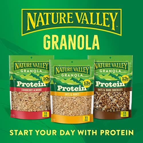 Nature Valley Nature Valley Protein Granola, Oats and Dark Chocolate, Resealable Bag, 11 OZ