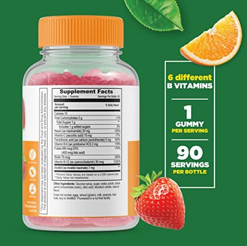 Lifeable Lifeable Iron with Vitamin C + B Complex, Gummies Bundle - Great Tasting, Vitamin Supplement, Gluten Free, GMO Free, Chewable Gummy
