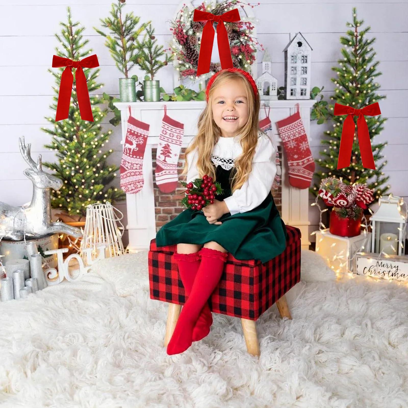 TONIFUL TONIFUL Red Velvet Ribbon 1-1/2 Inch x 10yds, Vintage Velvet Ribbons, for Christmas Wreath Decoration Handmade Craft Ornaments Gift Wrapping & Bow Making, Valentine\'s Day Wedding Bouquet Packaging