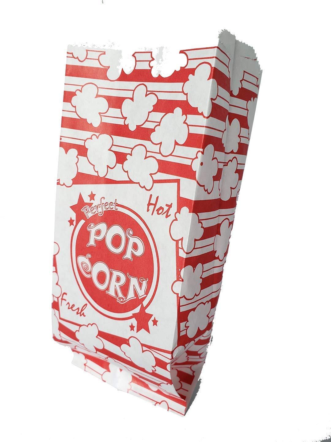 Perfectware Perfectware - Popcorn 8oz -4ct 8oz Popcorn Portion Packs- (Box of 4 Portion Packs) & Popcorn Bag 125ct (Pack of 1)