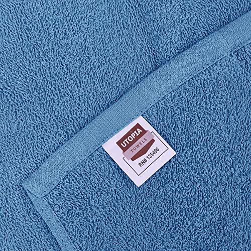 Utopia Towels Utopia Towels - Kitchen Bar Mops Towel, Pack of 12 Towels - 16 x 19 Inches, 100% Cotton Ring Spun, Super Absorbent Bar Towels, Multi-Purpose Cleaning Towels for Home and Kitchen Bars