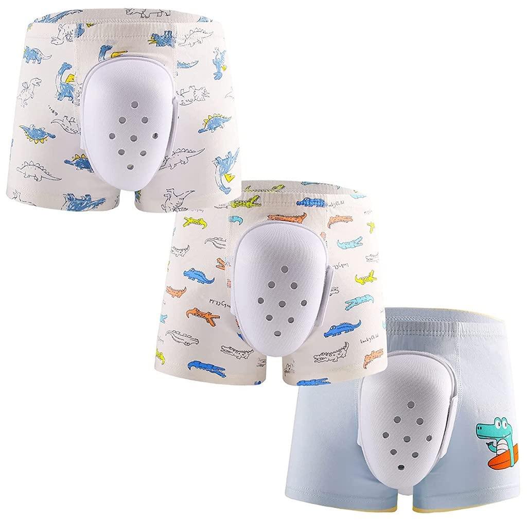 QMZDXH Kids Circumcision Underwear Phimosis Surgical Protective Cover After Circumcision Special Protection Underwear Reduce Pain Friction for Children's Adult Use 3pcs A,140