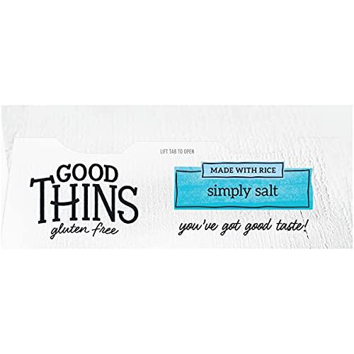 Good Thins Good Thins Simply Salt Rice Snacks Gluten Free Crackers, 3.5 oz (Pack of 3)