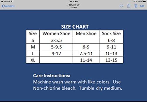 Diabetic Socks Diabetic Crew Socks, Mens, Size 13-15, Black