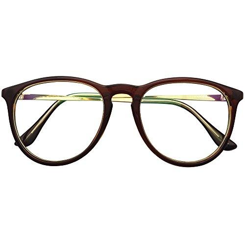 Southern Seas Southern Seas Computer Reading Glasses +2.25 Brown Oversize Readers Anti Blue Ray Mens Womens Eyewear