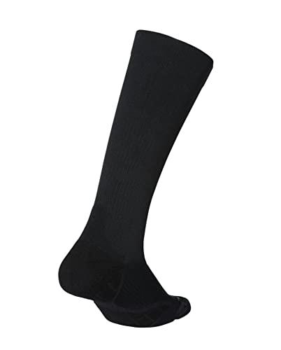2XU 2XU Flight Compression Socks, Black/Black, X-Large