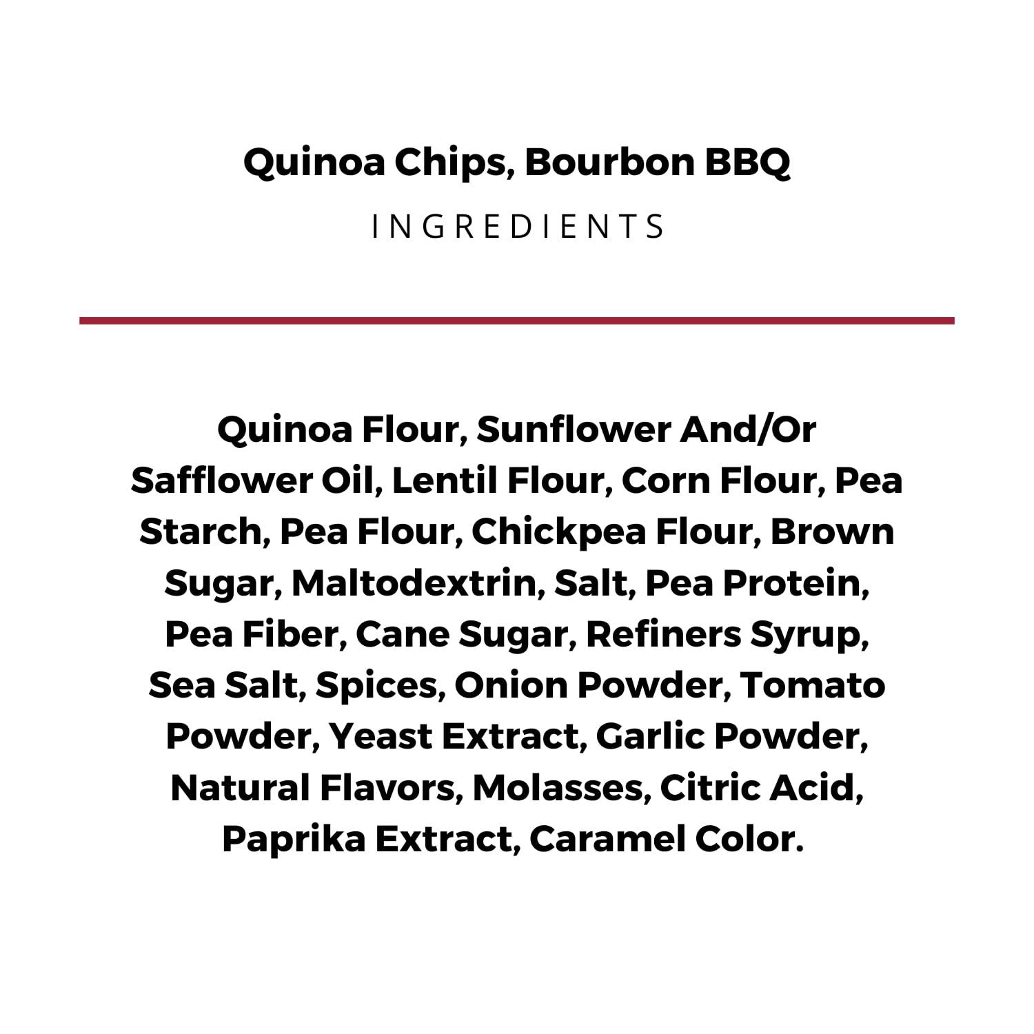 The Daily Crave The Daily Crave Bourbon BBQ Quinoa Chips Value Packs, 7 Ounces (Pack Of 6) Plant-Based, Gluten-Free, Non-Gmo, Kosher, Crunchy