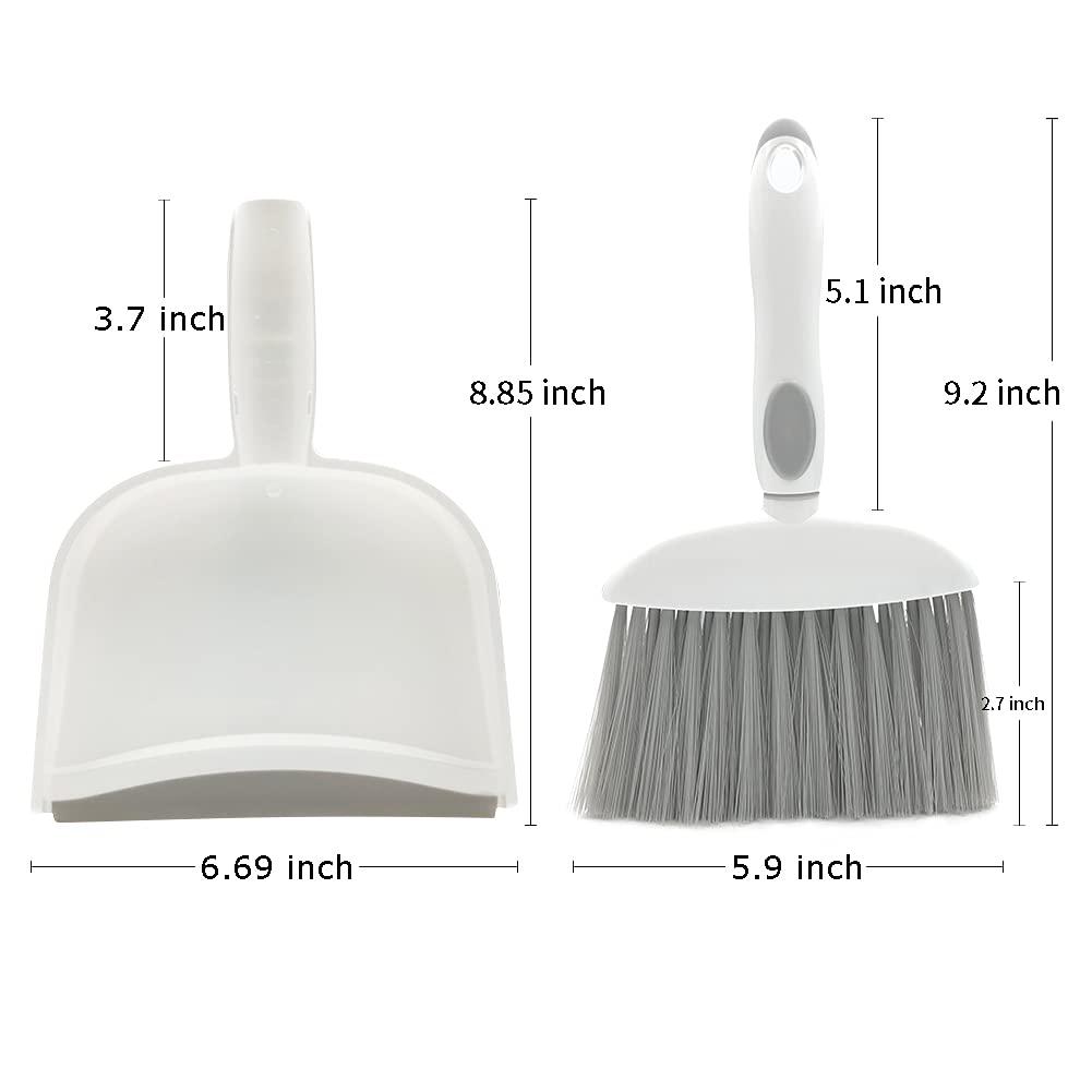 WDDBHSKN Mini Broom and Dustpan Set Kids Broom Set Kids Cleaning Set Toddler Broom Set Set Small Broom and Dustpan Set for Desk, Home, Kitchen Necessities
