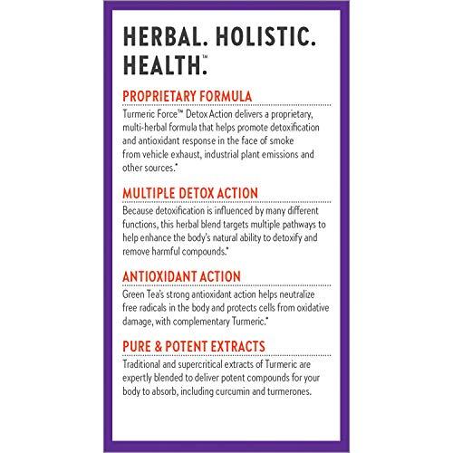 New Chapter New Chapter Turmeric Supplement + Daily Detox Turmeric Force Detox Action with Green Tea + Ginger + NO Black Pepper Needed + NonGMO Ingredients Vegetarian Capsule, 60 Count