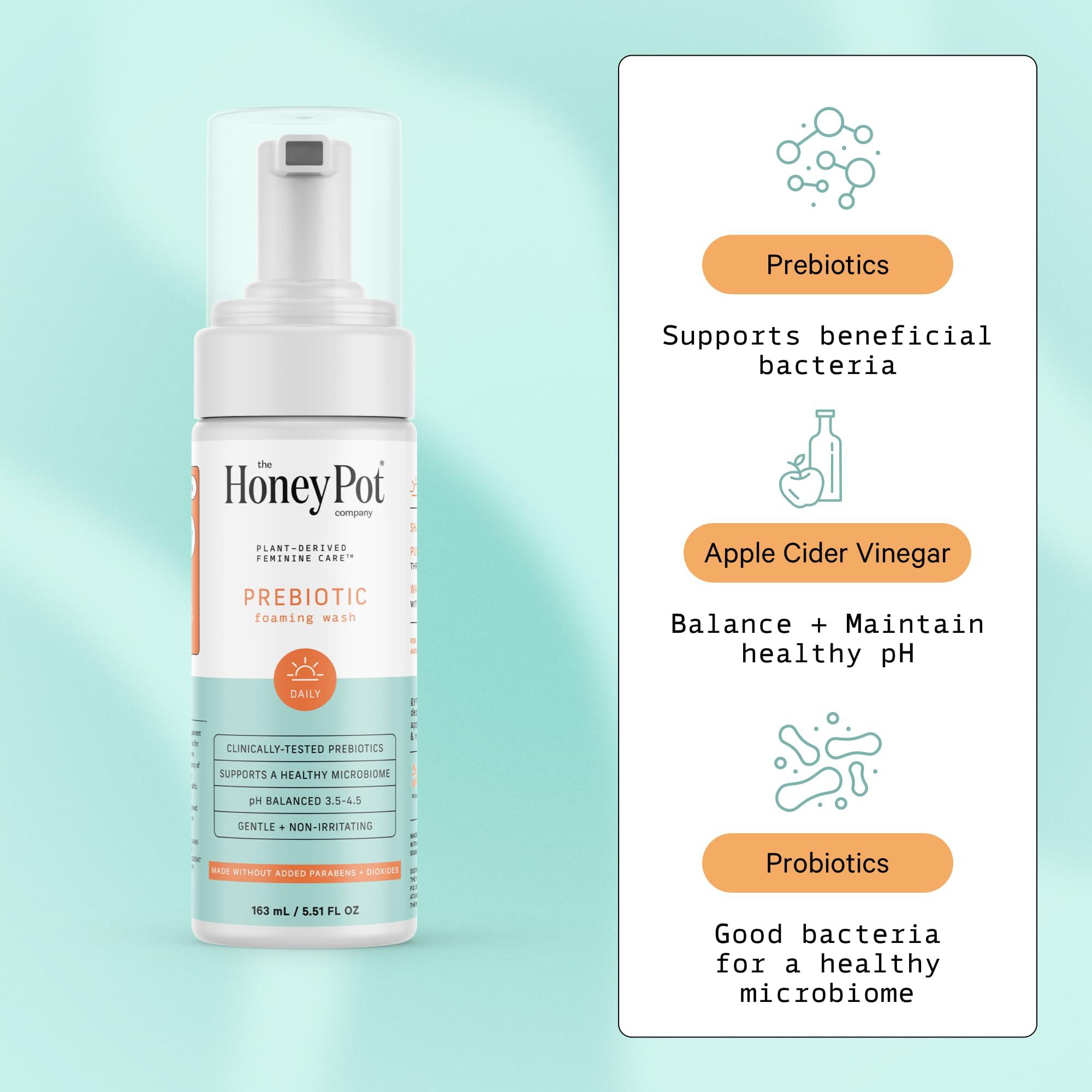 The Honey Pot Company The Honey Pot Company - Prebiotic Wash & Wipe Bundle -