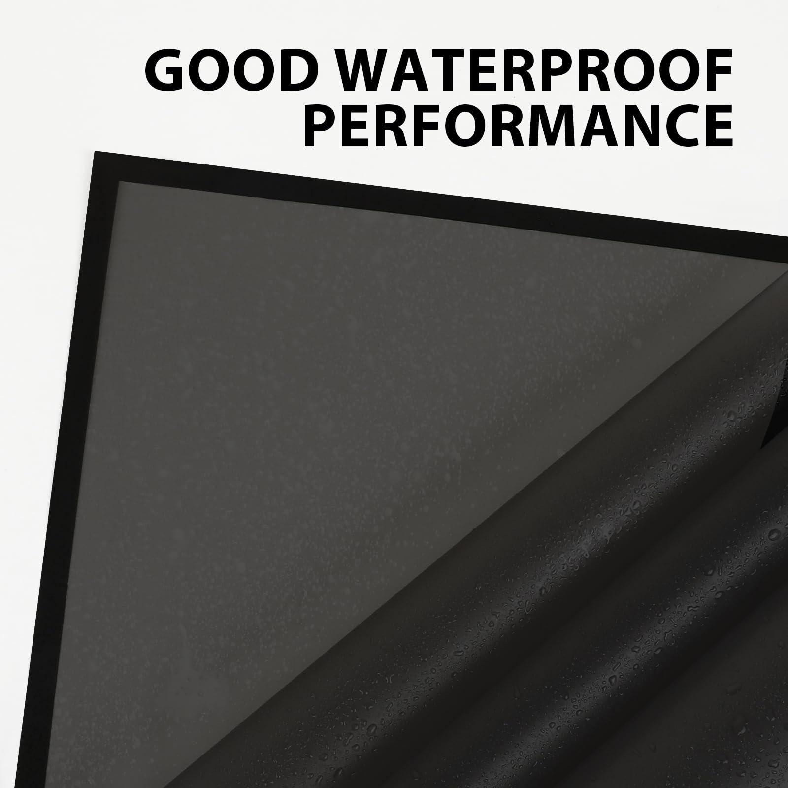 NESCCI NESCCI 20 Sheet Flower Wrapping Paper - Waterproof Floral Bouquet Wrapping Paper, Florist Supplies Packaging Paper for Wedding Birthday Gift DIY (Translucent Black)