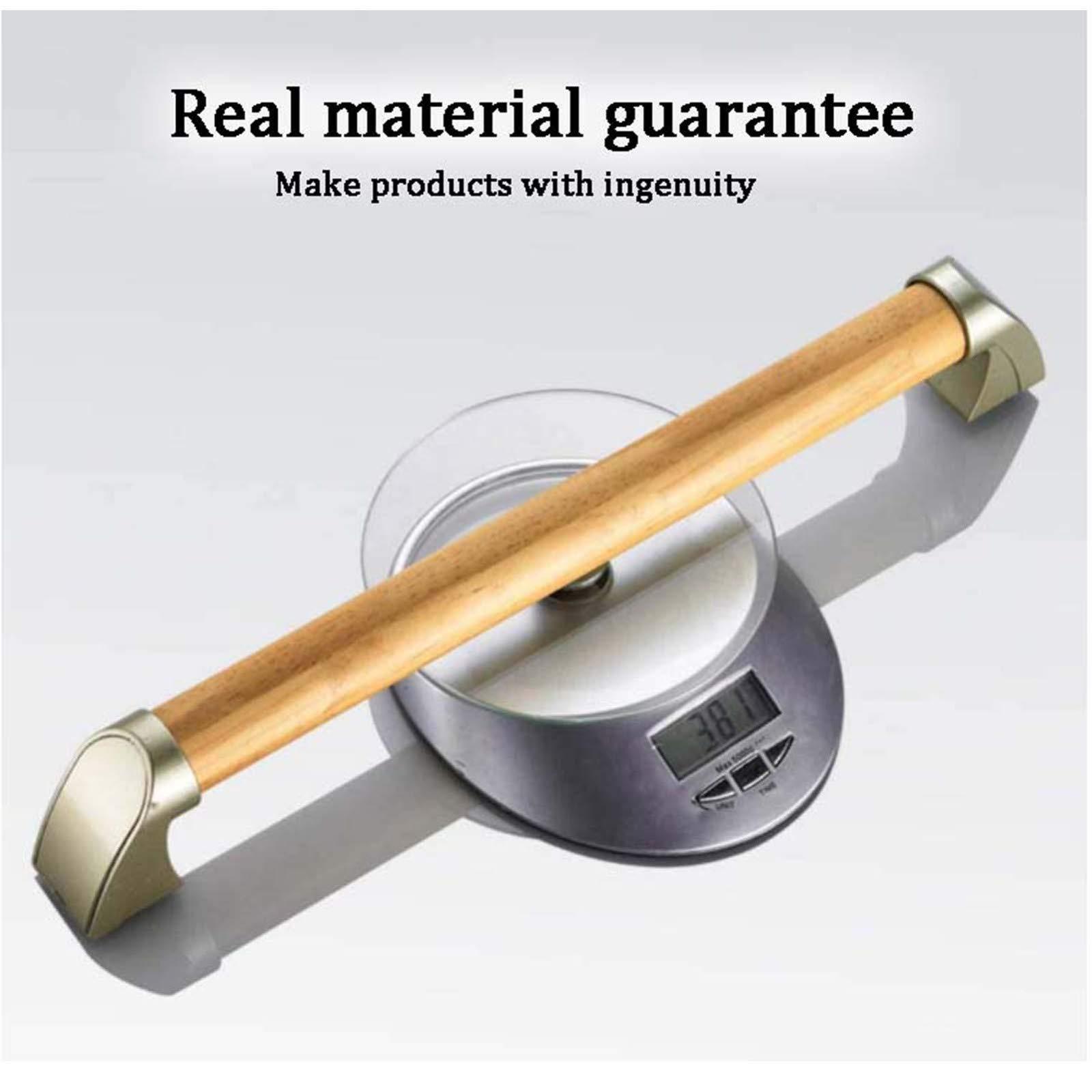 WeBert Bathroom Grab Rails,Grab Bars, Handicap Grab Bars for Shower Sturdy Wood Grab Rail Shower Safety Handle for Bathtub, Shower, Toilet, Come with Mounted Screws - Elderly, Injury, DisabilityRed Wood Colo