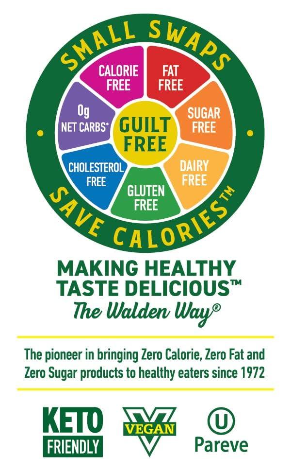 Walden Farms Walden Farms Strawberry Syrup - Calorie-Free, Sugar-Free, Keto-Friendly, Low Carb, Gluten-Free, Vegan Strawberry Syrup Alternative for Desserts, Smoothies, Breakfast, (12 oz Bottle x 2)