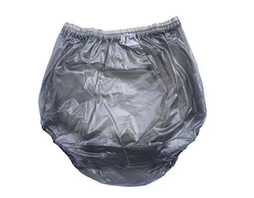 Haian Haian High-Waisted Adult Incontinence Pull-on Plastic Waterproof Pants 3 Pack (Large)