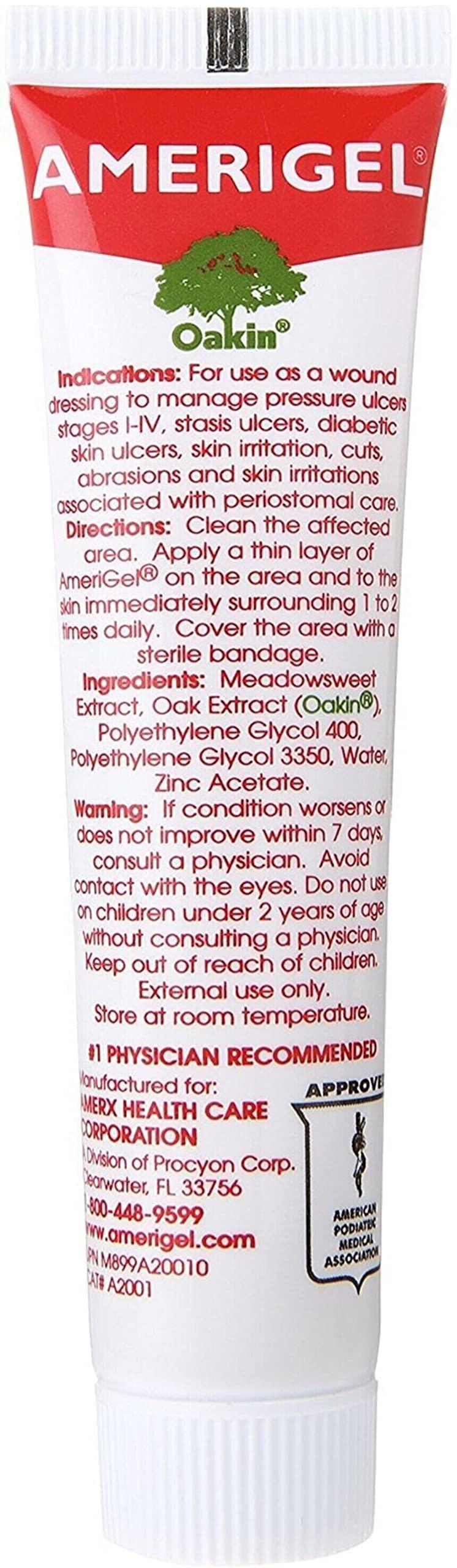 AMERIGEL AMERIGEL Basic Wound Care Bundle (1 oz. Hydrogel Wound Dressing, 2 in. x 2 in. Bordered Gauze Adhesive Bandages) - Moisture-Rich Healing