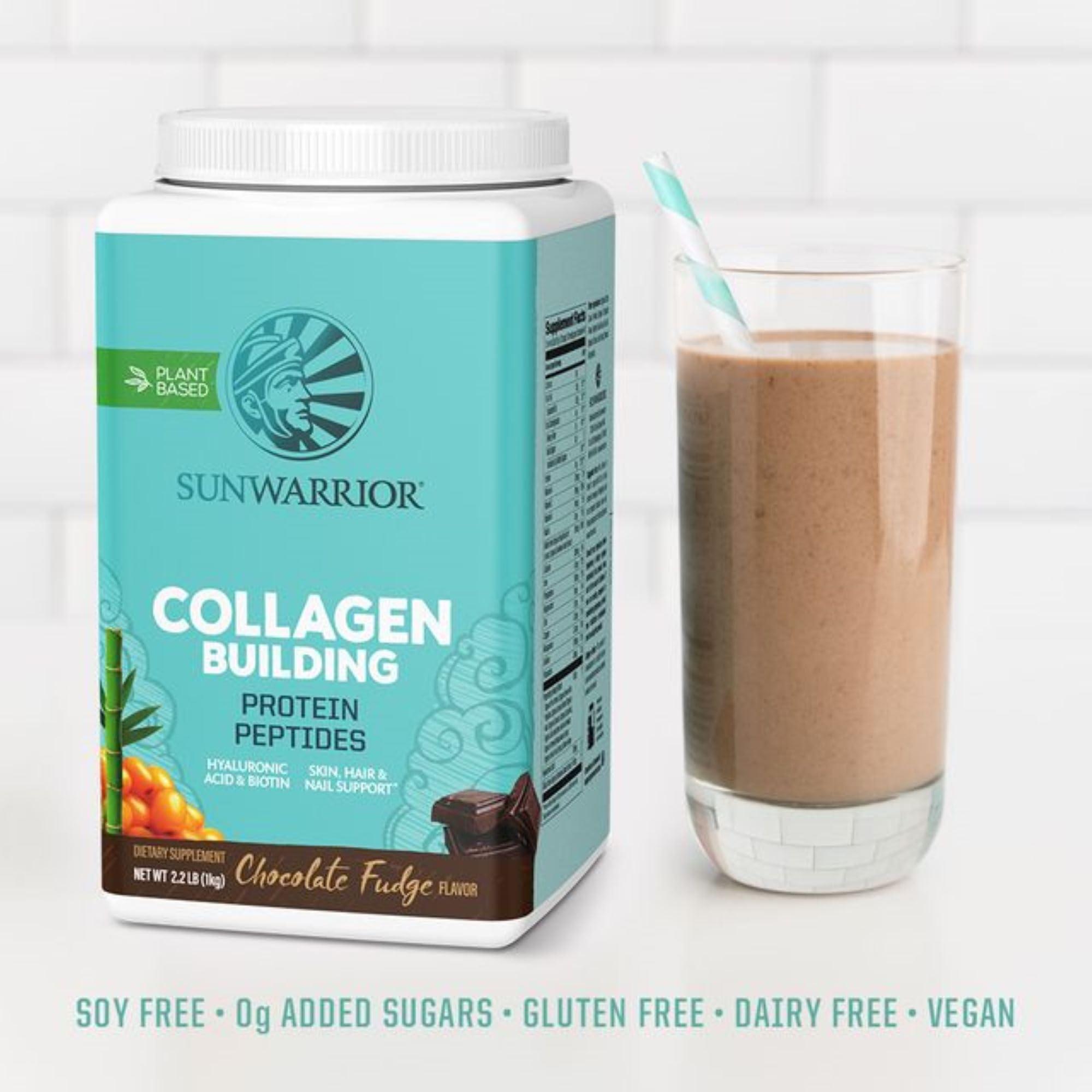 Sunwarrior Sunwarrior Vegan Protein Powder Plant Based Organic Protein | 32 Servings, Vanilla Flavored & Vegan Collagen Building Powder | 40 Servings, Vanilla Flavored
