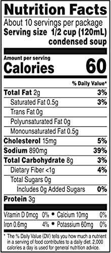 Campbell's Campbell's Condensed Chicken Noodle Soup, 10.75 Ounce Can with Pop-Top Lid (Pack of 4)