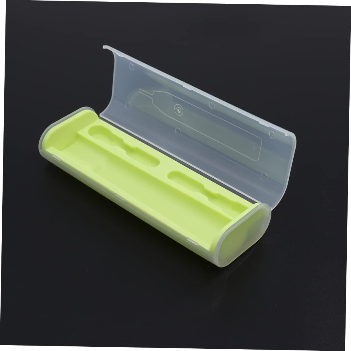 Healeved Healeved Universal Portable Electric Toothbrush Case Green Compact Travel Storage Box Toothbrush Covers