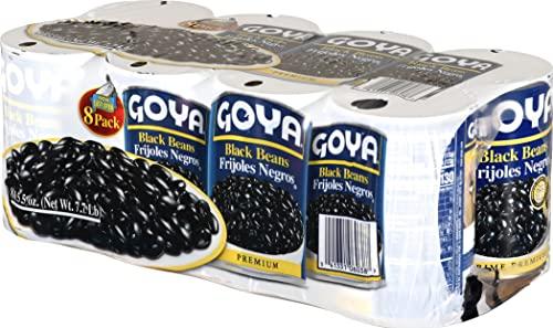 Goya Goya Foods Black Beans, 15.5 Ounce (Pack of 8)