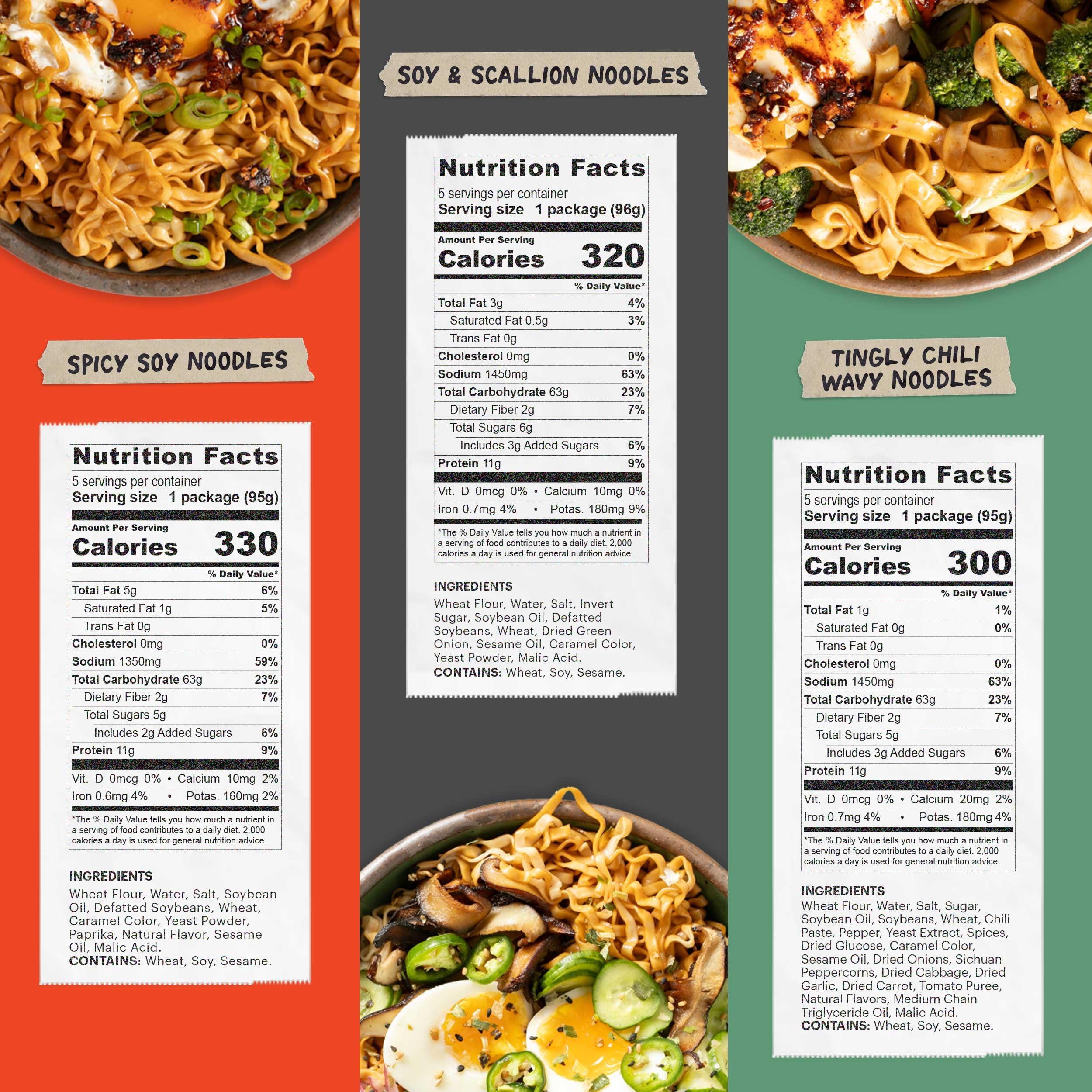 MOMOFUKU Momofuku Ramen Noodle Variety Pack by David Chang, 15 Count (Pack of 3) Air-Dried Vegan Instant Noodles with Sauce