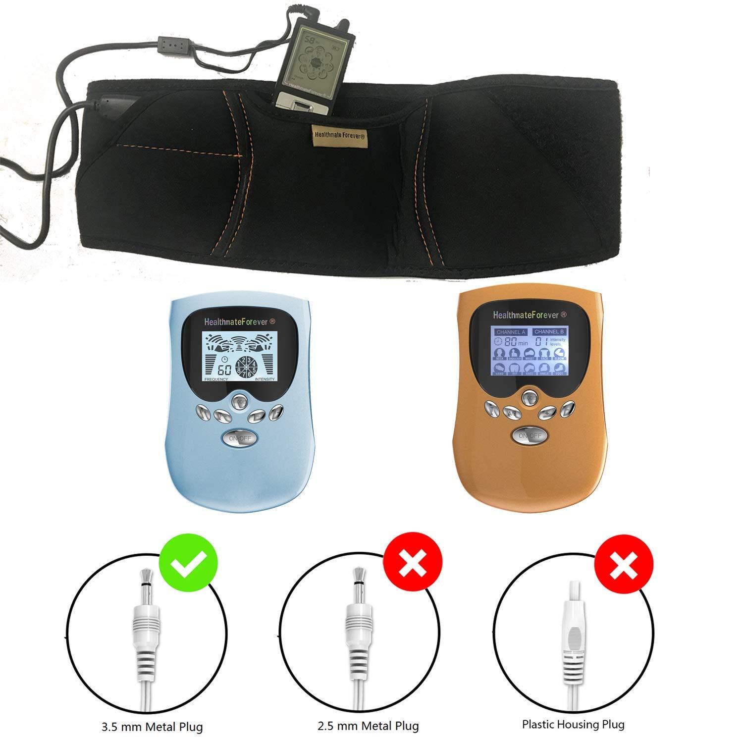 HealthmateForever HealthmateForever PM8IS Blue 8 Modes Body Electrical Back Pain Relief Massager + Belt | Back Pain Free | Provide Back Acupressure | Great Abdominal Muscle Exercise Belt HealthmateForever PM8 Blue