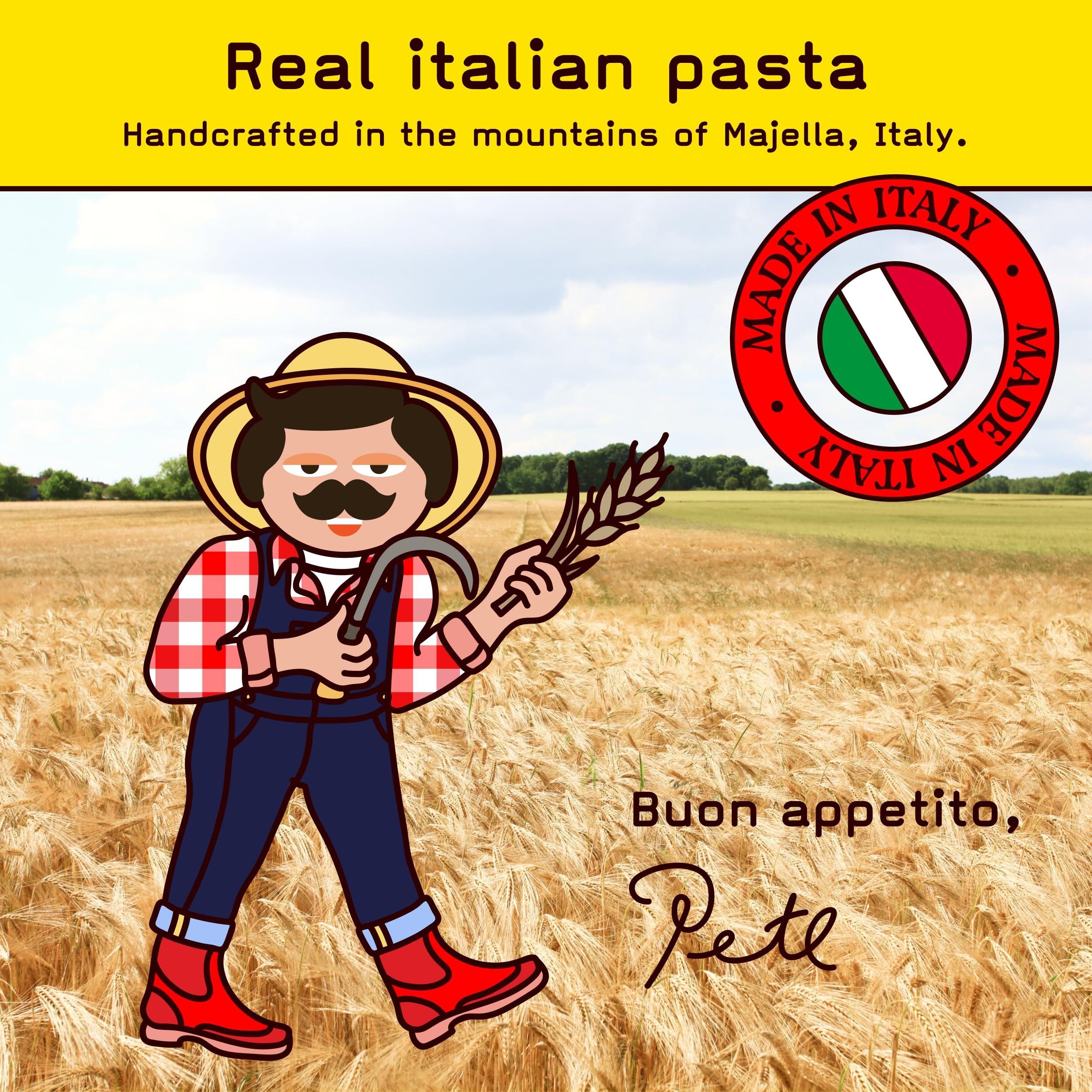 Pete\'s Pasta Pete\'s Pasta 3 Pack Fettuccine Noodles Pasta 8oz 7g Low Carb Pasta 17g High Protein Pasta, Authentic Italian Keto Pasta Noodles, Healthy Low Calorie Fettuccine Pasta, Wheat Pasta from Italy