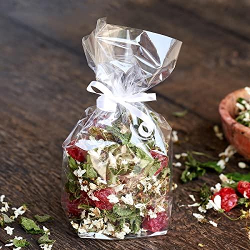 HFHSY HFHSY (118 ft x 34 in ft Clear Cellophane Wrap Roll 3 Mil - Cellophane Roll - Clear Wrap Cellophane Bags - Clear Wrapping Paper to Wrap Gift Baskets - Clear Gift Wrap for Baskets