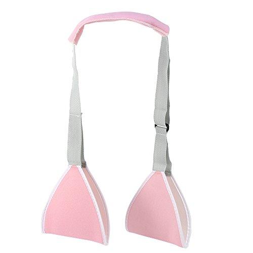 Zerone Adjustable Arm Sling Shoulder Support Sprain Fracture Brace Strap for Children Adult 2 Colors (Pink)