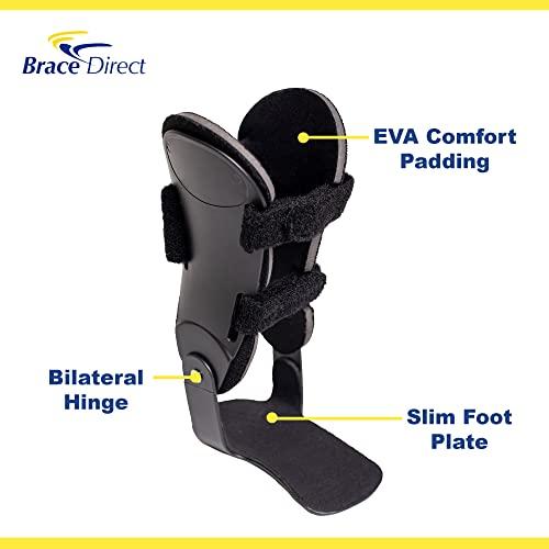 Brace Align Brace Align Semi-Rigid Ultra Active Ankle Brace- Hinged Ankle Stabilizer, Protection and Support for Sprains, Volleyball, Basketball, Tennis, Sports Injury- Left or Right Foot- PDAC L1906
