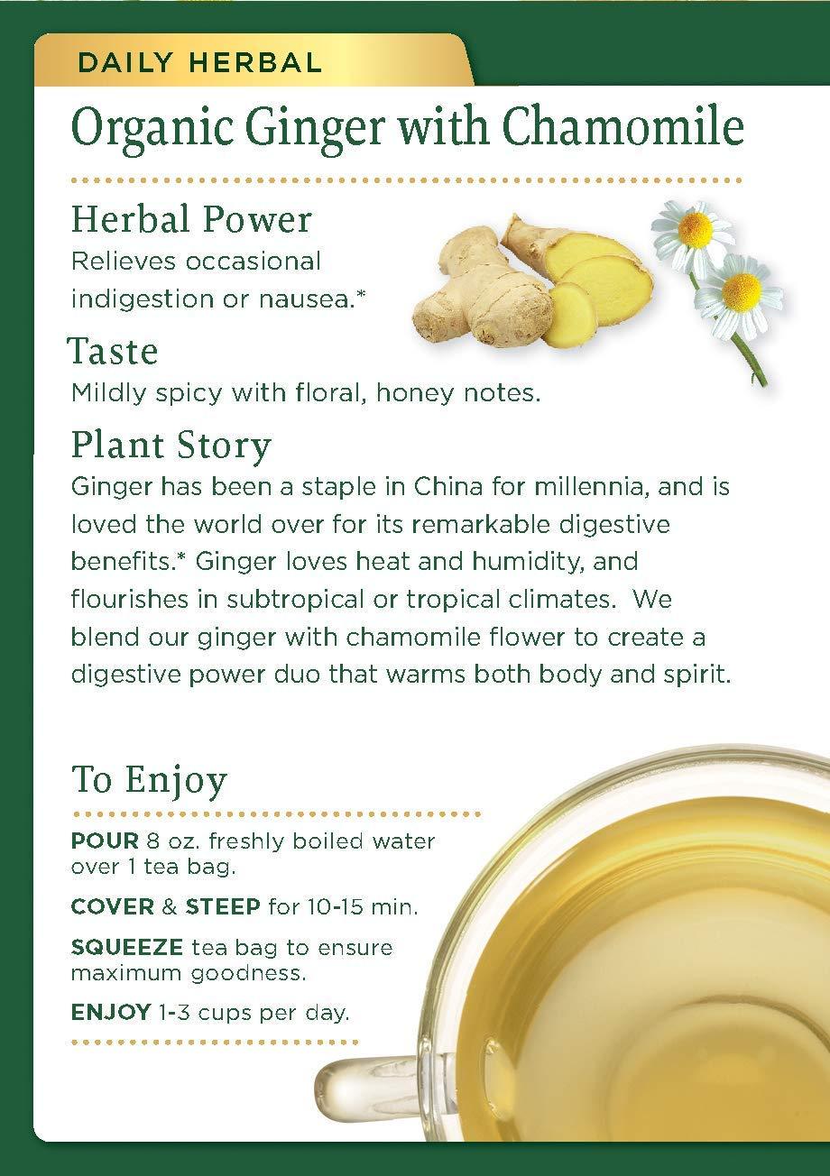 Traditional Medicinals Traditional Medicinals Tea Ginger Chamomile