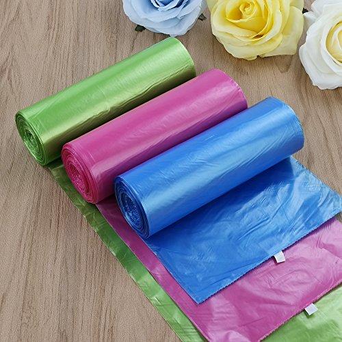 Cand Cand 2.6 Gallon Trash Bags, Small Garbage Bags, 180 Counts/9 Rolls