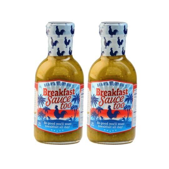 Old Florida Sauce Co. Bear and Burton\'s Breakfast Sauce Too | A Medium Heat Sauce from the Makers of W Sauce | 12 Fl Oz - 2 Pack