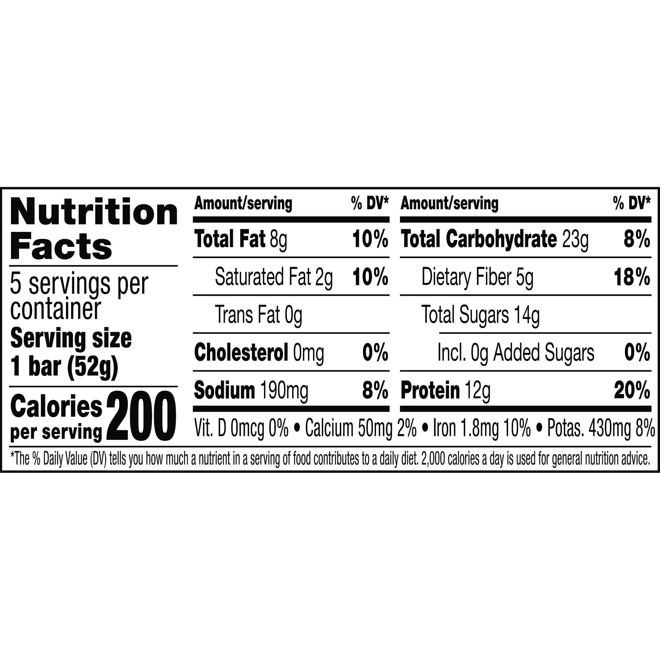 RXBAR RXBAR Protein Bars, 12g Protein, Gluten Free Snacks, Chocolate Sea Salt (6 Boxes, 30 Bars)