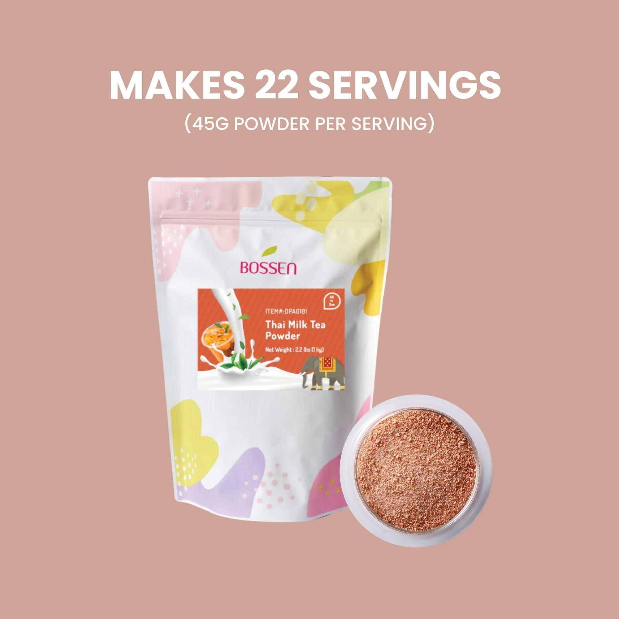 Bossen Bossen Bubble Tea All-in-One Powder Mix (Thai Milk Tea)
