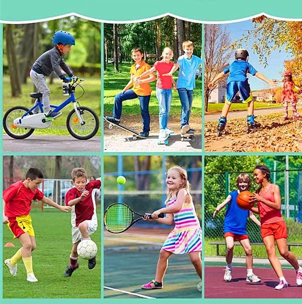 MINILUJIA MINILUJIA Children Elbow Brace Cover Tight Nonslip Sponge Sleeves Breathable Flexible Elastic Kid Elbow Support Protector Pad 2PCS/Pair