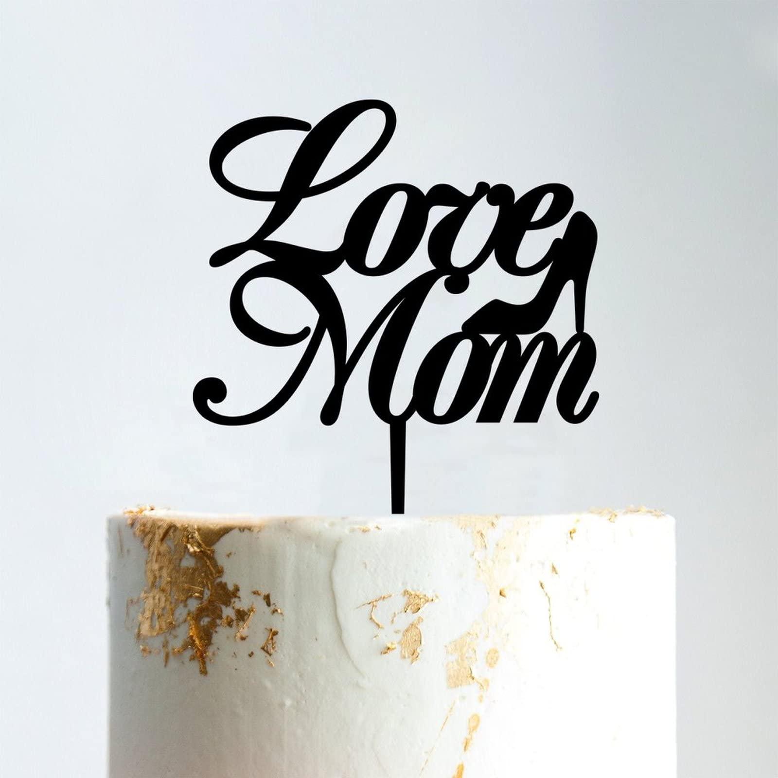 LetusZhogo Happy Mothers Day Cake Topper, Cake Topper, Mothers Day Cake Topper, Mother's Day Cake Topper, Mothers Day