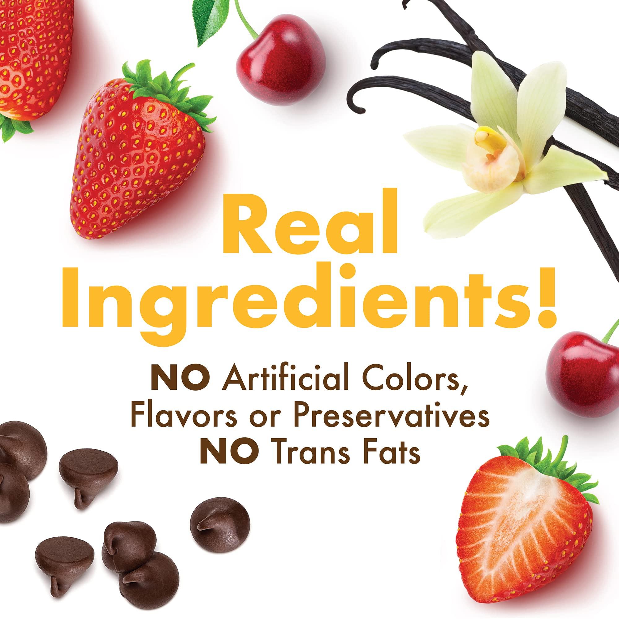 Triple Scoop Triple Scoop Ice Cream Mix, Starter for use with Home Ice Cream Maker, Non-Gmo, No Artificial Colors or Flavors, Ready in Under 30 Mins (1, Cherry Chocolate Chip)