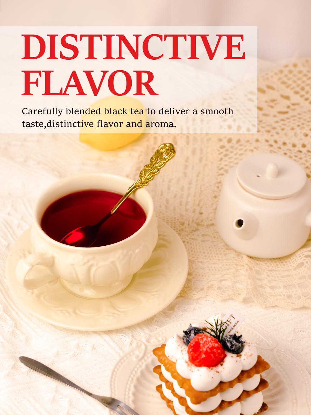 TeeLux TeeLux Decaf Earl Grey Tea Bags, Decaffeinated Black Tea Blended with Natural Bergamot, Smooth & Full-Bodied, Enjoy Hot or Iced, 100 Count