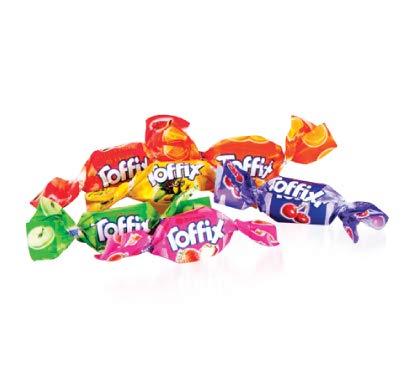 Elvan Elvan Toffix Assorted Fruity Filled Chew 1000 g / 35 oz