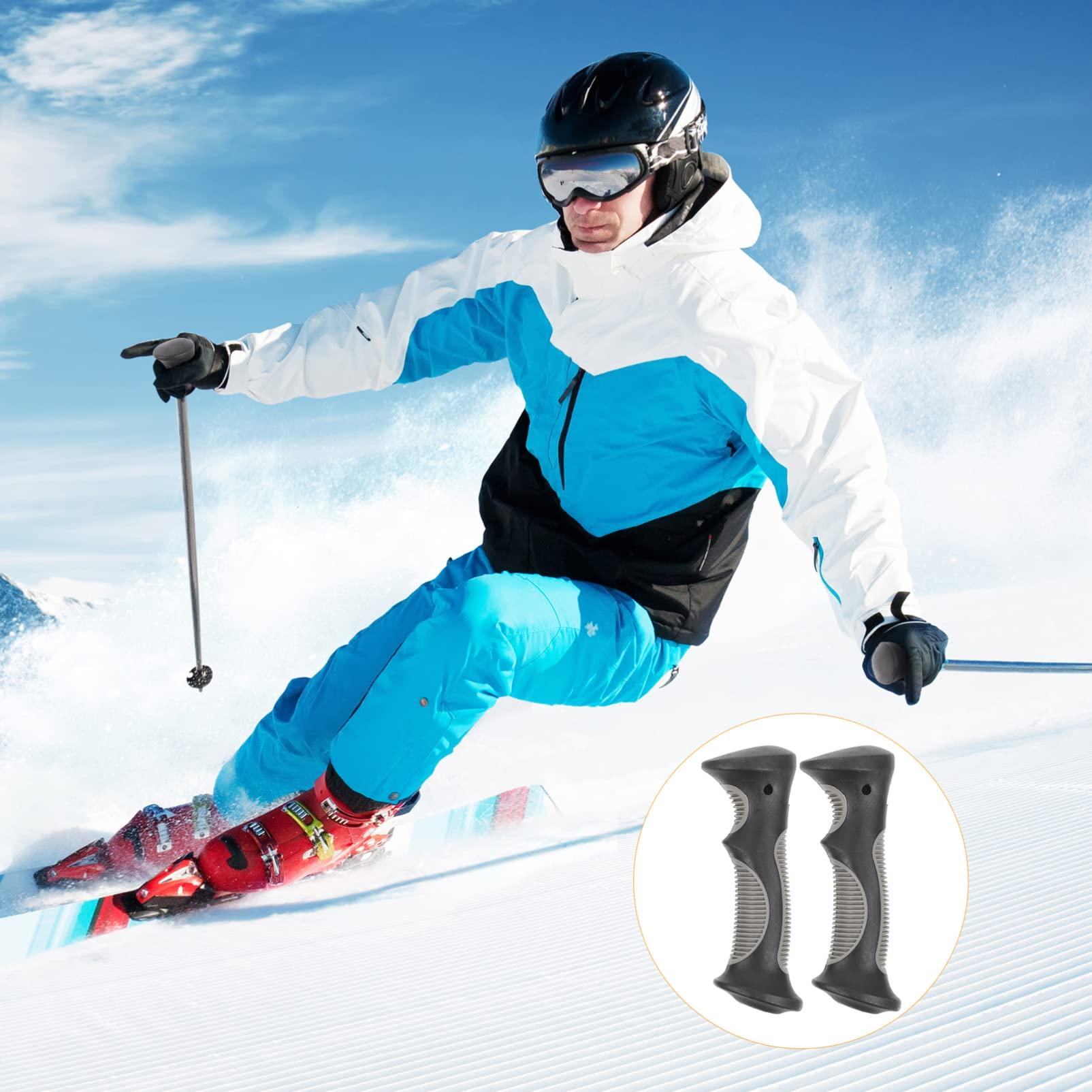 BESPORTBLE BESPORTBLE Trekking Pole Tips Replacement 2pcs Plastic Feet Hiking Pole Protectors Feet Walking Sticks Shock Absorbing Handle for Walking Sticks Tips Accessories