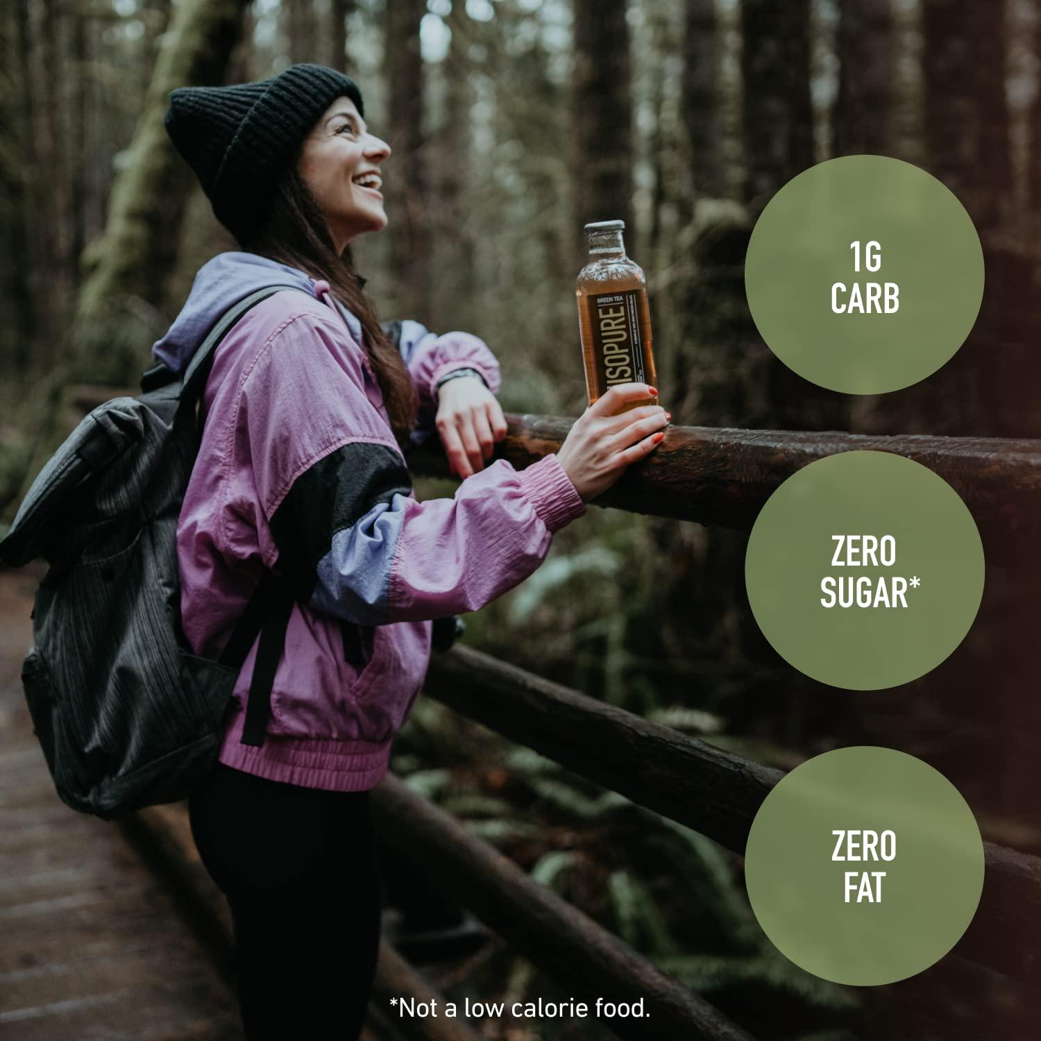 Isopure Isopure Zero Carb 32g Protein Ready-to-Drink, Whey Protein Isolate, Green Tea, 16 Fl Oz (12 Bottles)