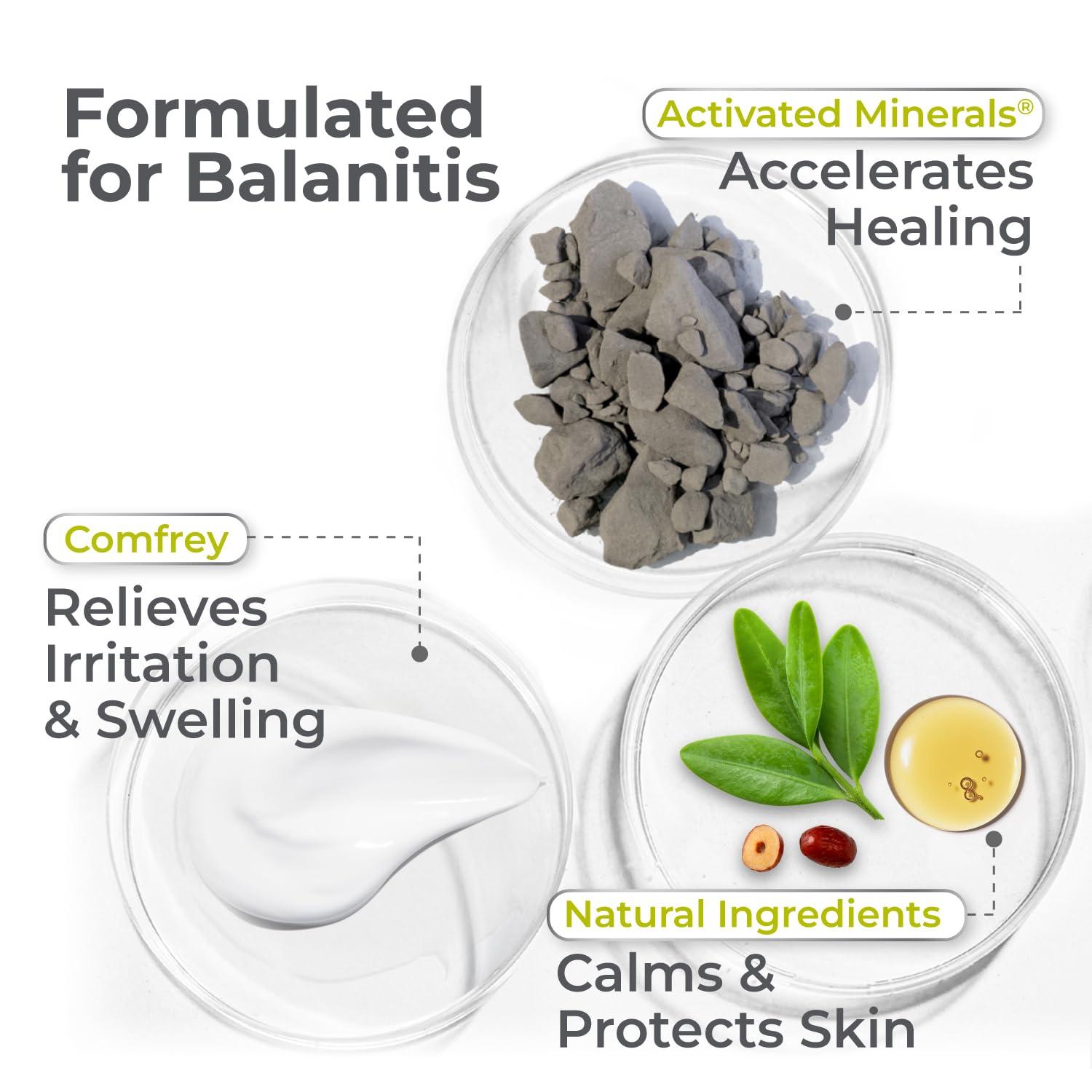 terrasil terrasil Balanitis Relief - Balanitis Treatment for Men, Natural Soothing Foreskin Ointment for Relief from Symptoms of Irritation, Itch, and Inflammation. Dermatologist Tested (.5oz)