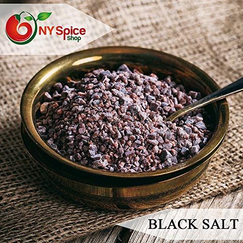 NY Spice Shop Pure Black Salt Powder (Kala Namak) | Natural Indian Kala Namak | Premium Himalayan Black Salt | Contain Minerals, Best For Cooking & Tofu Scramble | Bulk, 0.5 Pound (8 OZ) By NY SPICE SHOP
