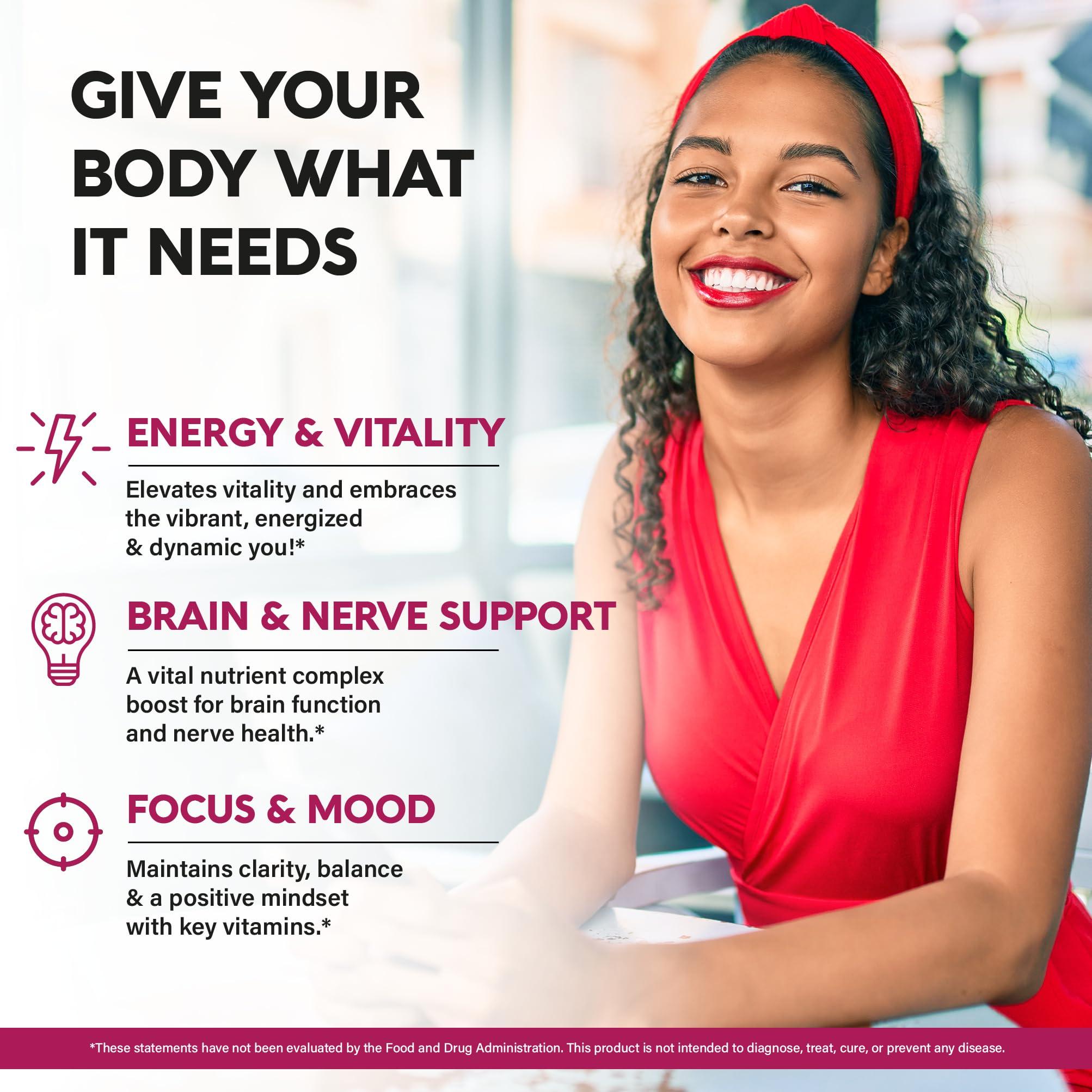 NUTRAHARMONY USDA Organic Vitamin B-Complex Liquid Spray 8-in-1 - B5 Pantothenic Acid | B12 Methylcobalamin | B1 Thiamine | B6 Pyridoxine | B7 Biotin | B9 Folic | B3 Niacinamide - Made in USA Supplement, 2fl oz