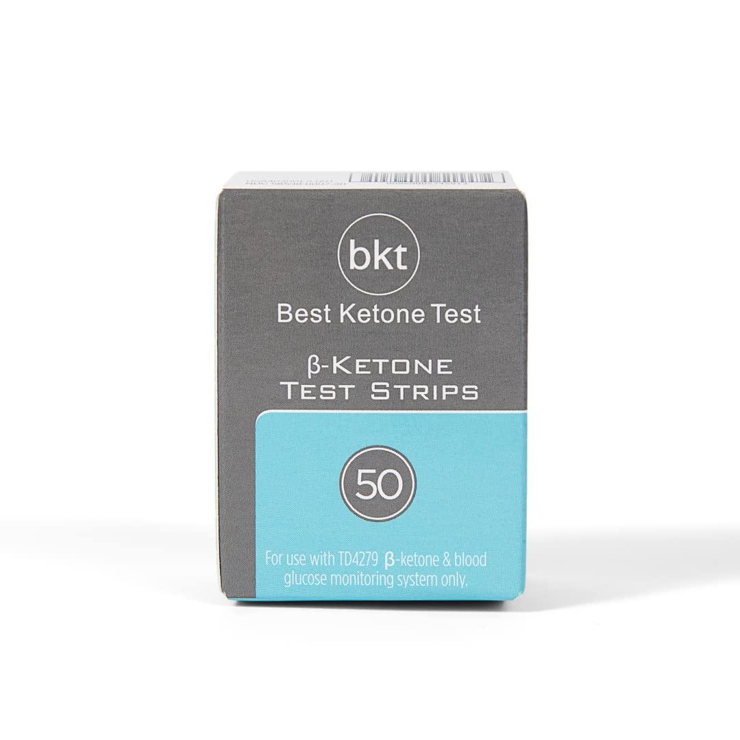 BKT Best Ketone Test Best Ketone Test | Blood Ketone Test Strips, 50ct | Compatible with BKT Meter and Keto-Mojo Original Bluetooth Meter (TD-4279) NOT for USE with The Keto-MOJO GK+ Meter