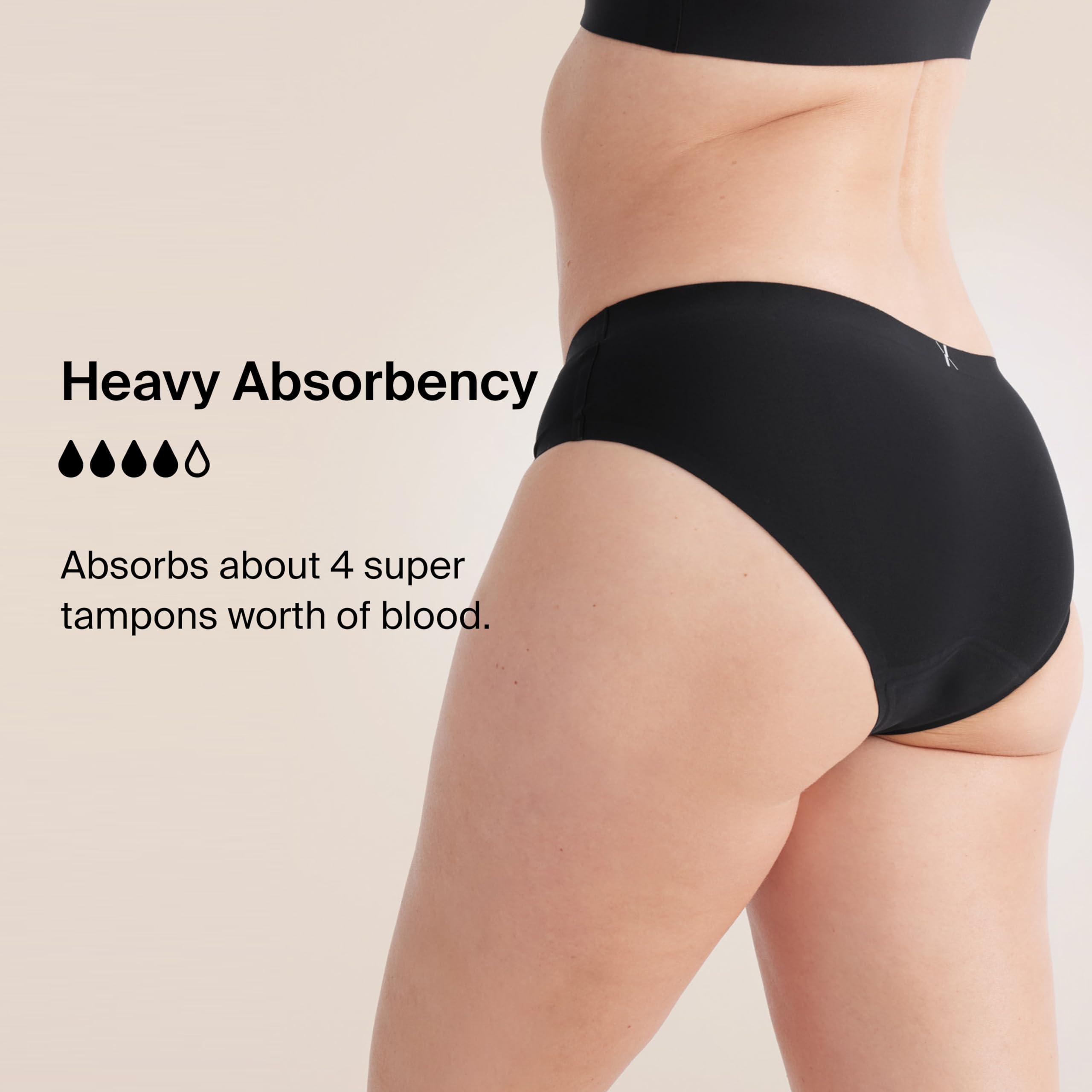 KNIX KNIX Super Leakproof Bikini - Period Underwear for Women - Black, X-Small (1 Pack)